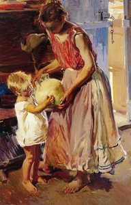 The Drinking Jug — Joaquín Sorolla Y Bastida