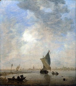 Fishermen Hauling A Net — Jan Josephszoon Van Goyen