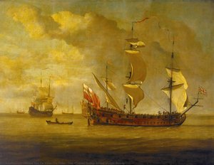 The ‘Charles Galley’ before a Light Breeze