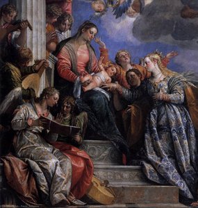 Mystical Marriage Of St Catherine (detail) — Paolo Veronese, Renaissance