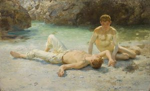 Noonday Heat — Henry Scott Tuke