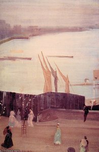 Variations In Pink And Grey Chelsea — James Abbott Mcneill Whistler