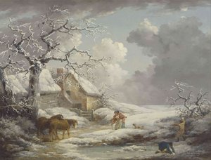 Winter Landscape — George Morland