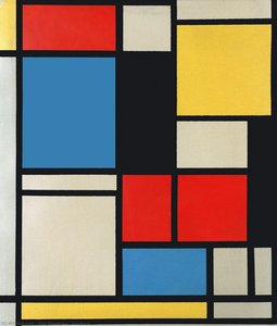 Cuadro Ii — Piet Mondrian, Neoplasticism/de Stijl