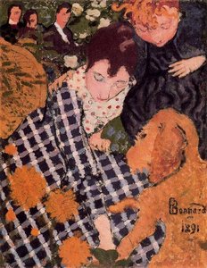 Women With Dog — Pierre Bonnard