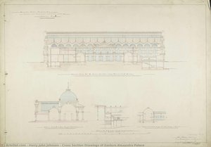 Cross Section Drawings of Eastern Alexandra Palace