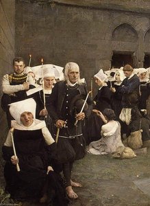 The Pardon In Brittany — Pascal-adolphe-jean Dagnan-bouveret