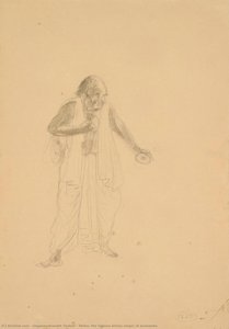 Shibu, The Famous Kirtan Singer At Jorasanko — Gaganendranath Thakur