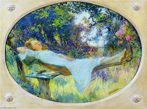 A Lazy Afternoon — Henri Gaston Darien