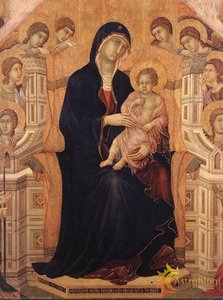 Maestà (detail) — Duccio Di Buoninsegna, Italian Gothic