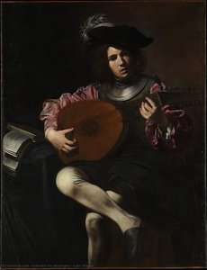 Lute Player — Valentin De Boulogne, Baroque