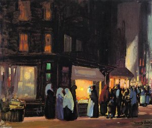 Bleeker And Carmine Streets — George Benjamin Luks