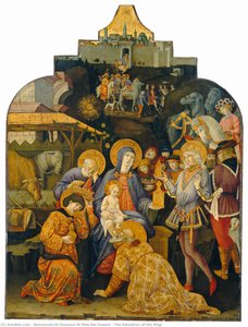 The Adoration Of The Magi — Benvenuto Di Giovanni Di Meo Del Guasta