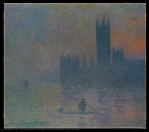 The Houses Of Parliament (effect Of Fog) — Claude Monet, Impressionism