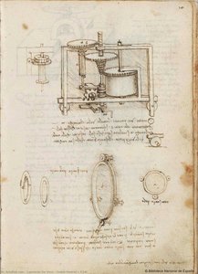 Codex Madrid I, F.14r — Leonardo Da Vinci