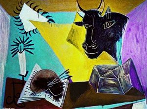 Still Life With Bull Head — Pablo Picasso