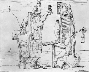 Two Figures On A Beach — Pablo Picasso