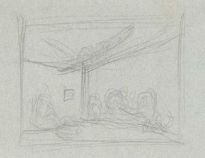 Cursory Sketch Of Room — Nicholas Roerich