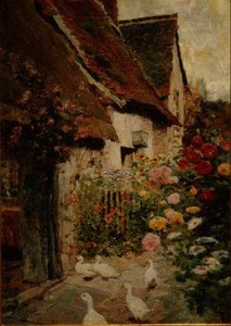 A Cottage Door — David Woodlock