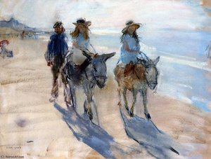 Riding The Donkey Sun — Isaac Lazarus Israels