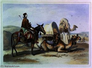 Kafila with a Camel Bearing a Hodesh