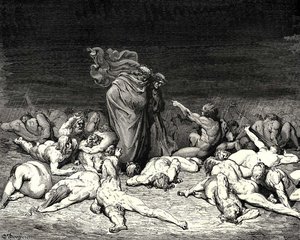 Thy City Heapd With Envy To The Brim Held Me In Brighter Days. Ye Citizens Were Wont To Name Me Ciacco — Paul Gustave Doré