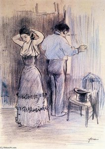 Two Figures Back To Back — Jean Louis Forain