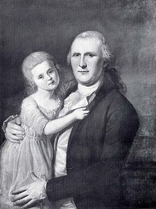 James Crawford, And Daughter, (painting) — Charles Willson Peale