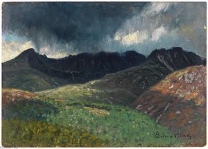 September Squall In The Mountains — John Joseph Enneking