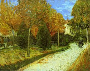 Path In The Park At Arles — Vincent Willem Van Gogh, Post-impressionism