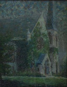 Church, (painting) — Mary Agnes Yerkes
