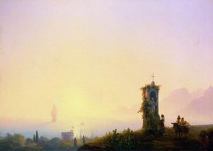 Chapel On Seashore — Ivan Konstantinovich Aivazovsky