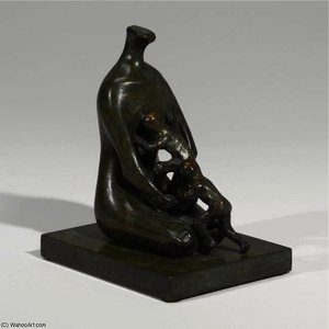 Mother With Twins — Henry Moore