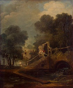 Flight Of Galatea — Hubert Robert