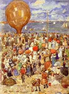 B The Balloon — Maurice Brazil Prendergast, Post-impressionism