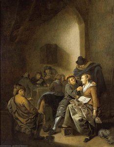 Amorous Couple In An Inn — Jan Miense Molenaer
