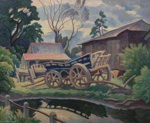 The Blue Waggon, Waltham Le Willows, Suffolk — Ethelbert White