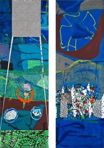 Sunset Singer (diptych) — Francis Convery