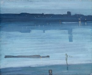 Nocturne: Blue And Silver - Chelsea — James Abbott Mcneill Whistler, Impressionism