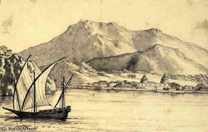 The Isle Of Elba From The Sea, Italy — Alexander Cozens
