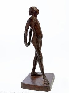 Nude Study For Little Dancer — Edgar Degas, Impressionism