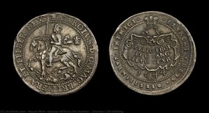 Charles I 20-shilling — Royal Mint, George William De Saulles