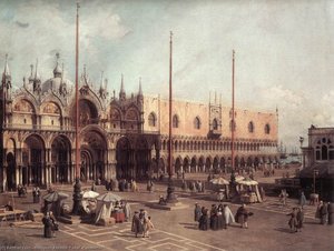 Piazza San Marco: Looking South-east — Canaletto