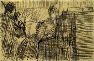 Woman Pianist And A Violinist — Vincent Willem Van Gogh
