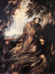 St. Francis Of Assisi Receiving The Stigmata — Peter Paul Rubens, Baroque