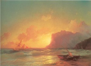 The Sea. Koktebel. — Ivan Konstantinovich Aivazovsky, Romantic Landscape