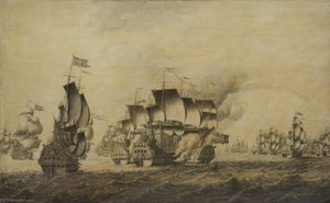 Forbin's Attempt Against Scotland, 13 March 1708 — Adriaen Van Salm