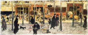 Parisian Boulevard — Pierre Bonnard