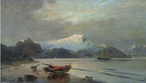 Bay With Boats — Konstantinos Volanakis
