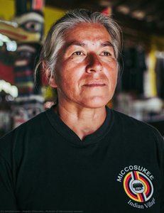 Portrait Of Miccosukee Woman — Angelo Chiacchio
